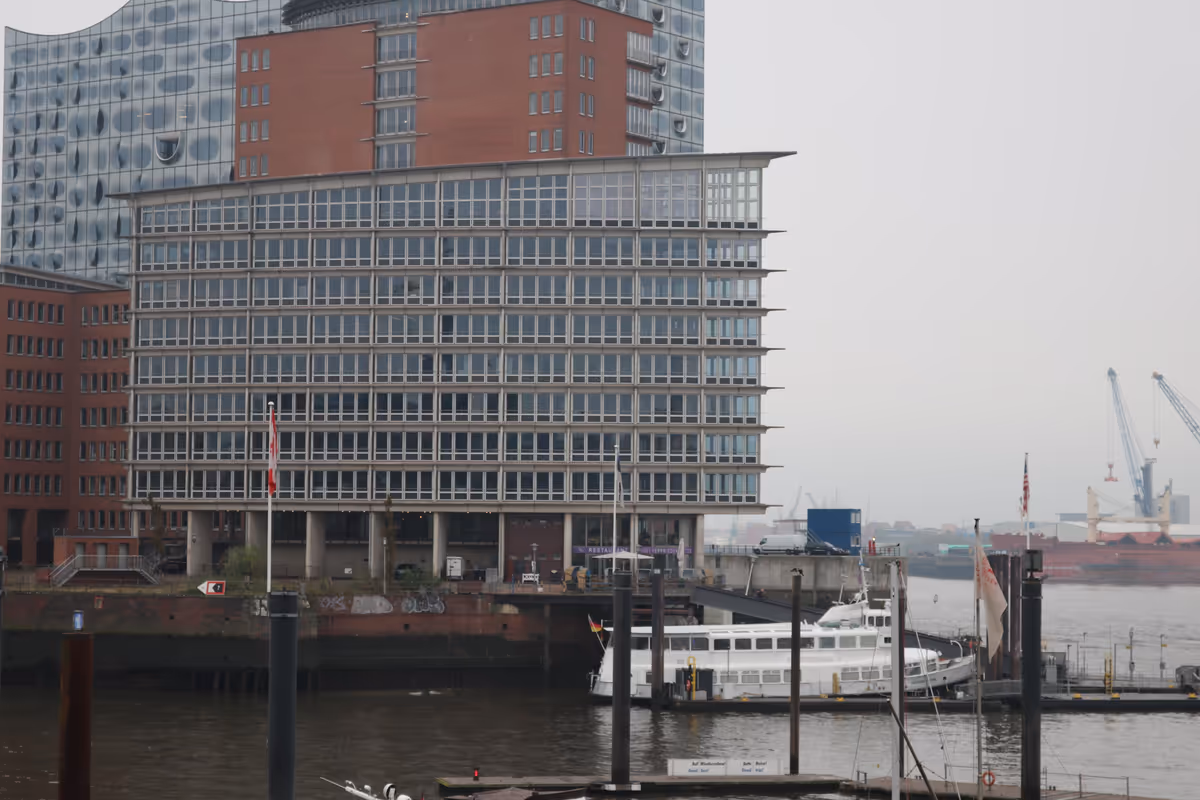 Kehrwiederspitze in der Hamburger HafenCity