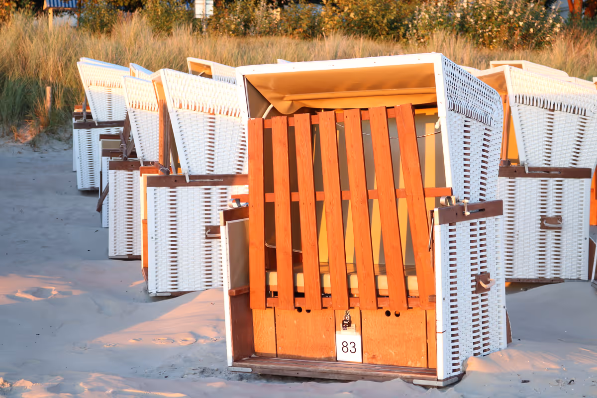 Strandkörbe am Ostseebad